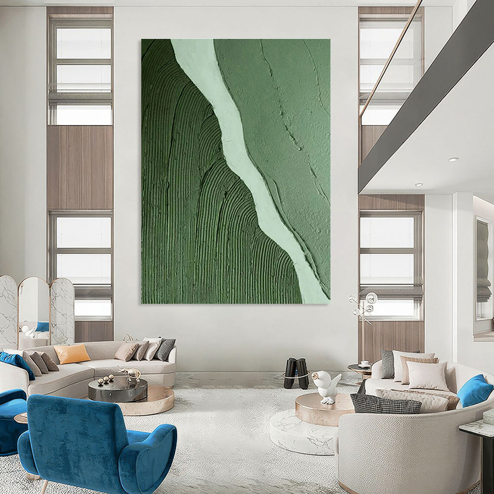 Original Handmade Abstract Painting for Dining Room and Entryway DLZ1495