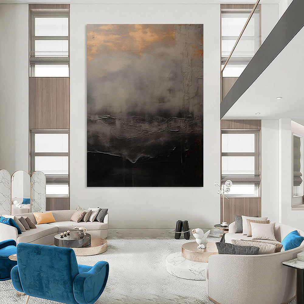Hand-Painted Abstract Masterpiece for Dining Room & Hallway DLZ2362