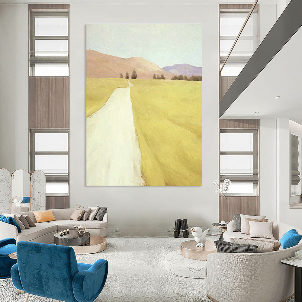 Hand-painted oversized abstract wall decor for living rooms and bedrooms DLZ1422
