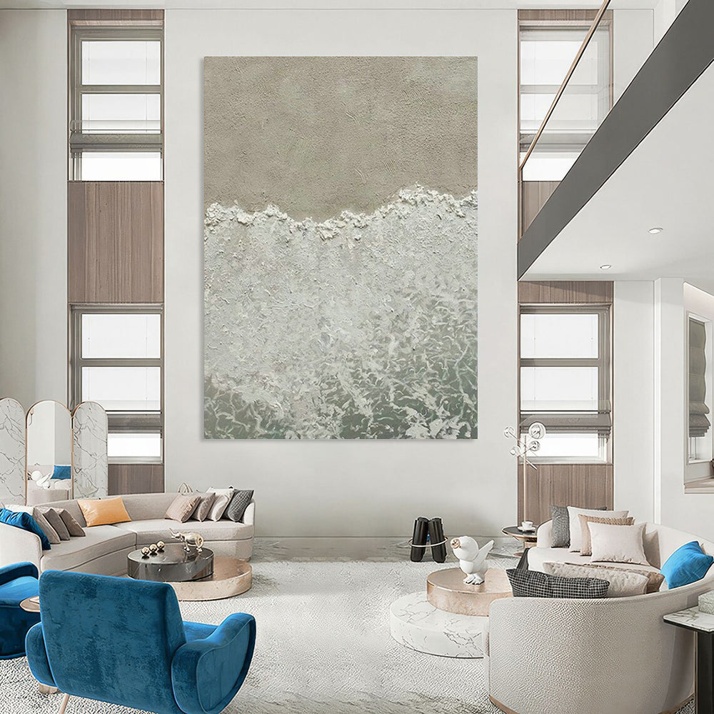 Handmade Abstract Wall Art for Cottage Hallway and Bedroom DLZ1523