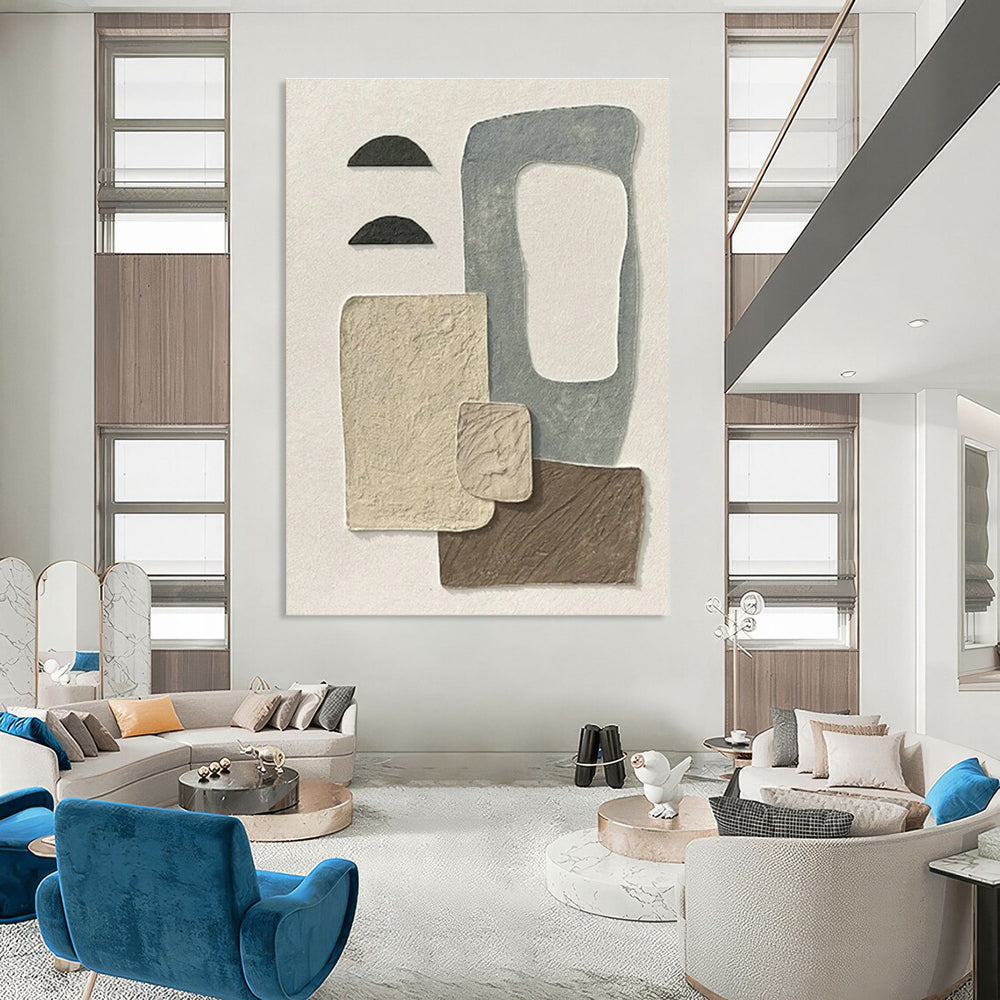 Large Custom Abstract Wall Hanging for Bedroom & Hallway DLZ1142