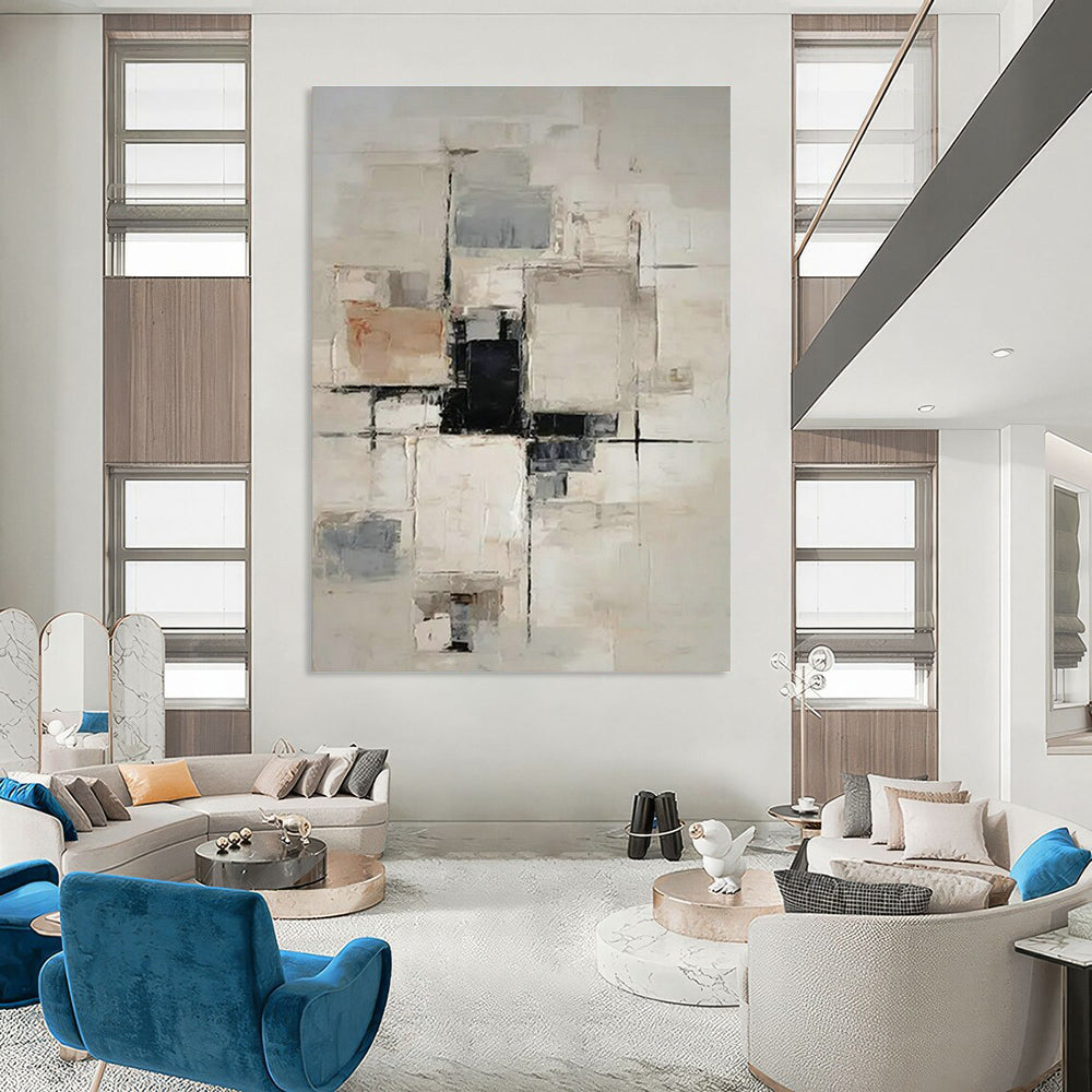 Original Handmade Abstract Canvas for Dining Room Napkin Holder Wall & Entryway Umbrella Sleeve Wall DLZ1755