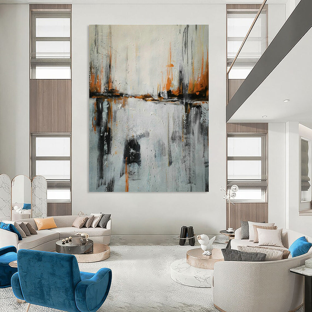 Extra - Vast Custom Hand - Painted Abstracts for Cottage Bedroom & Hallway DLZ0562