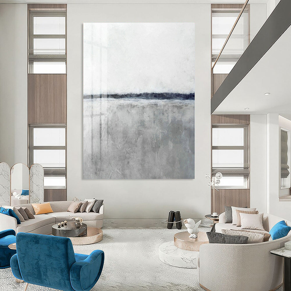 Extra - Large Custom Hand - Painted Abstracts for Office Break Rooms with Kitchenettes & Cottage Dining Room Wet Bars DLZ0679