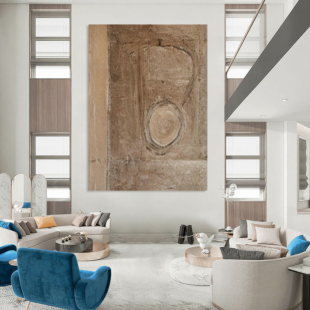 Monumental Custom - Crafted Masterpiece Handmade Abstract Canvas for Hallway & Entryway DLZ2116