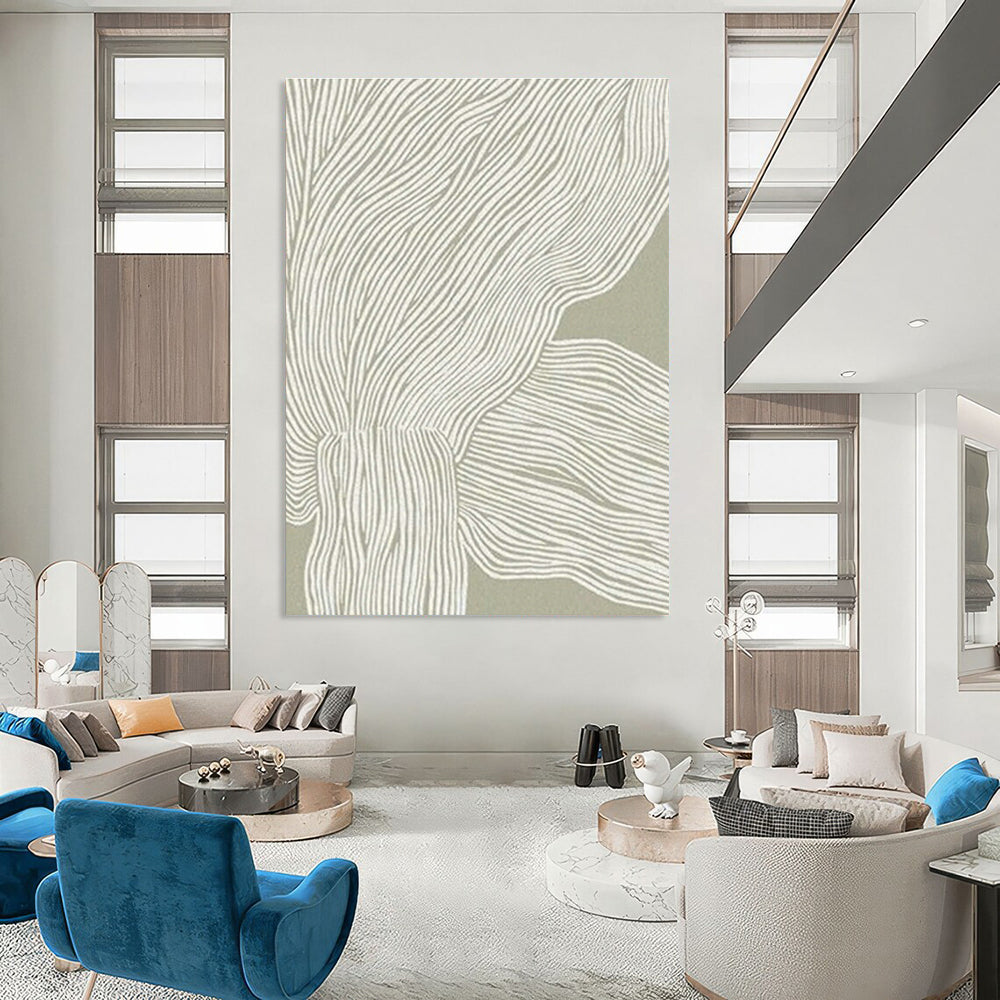 Oversized Custom Abstract Wall Art for Bedroom & Hallway DLZ1126