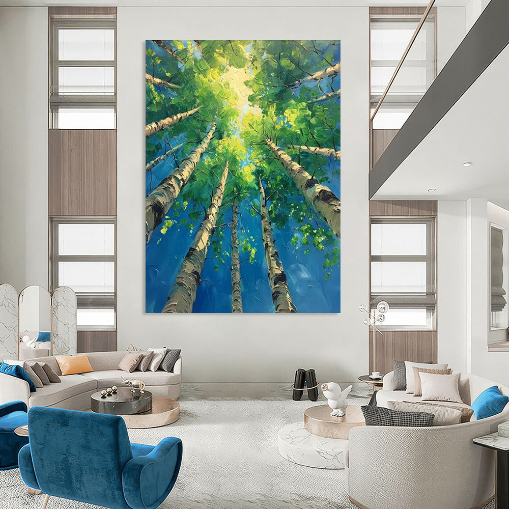 Gargantuan Custom-Formulated Handmade Abstract Canvas for Office & Dining Room DLZ2252