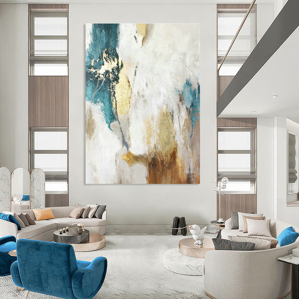 Stupendous Custom Abstract Paintings for Living Room Luxury DLZ0401