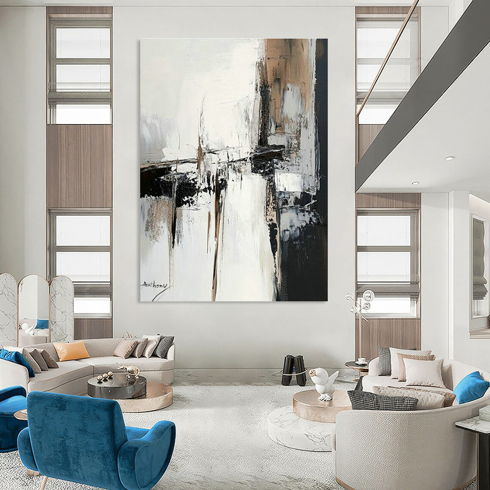 Hand-Crafted Abstract Wall Decor for Cottage Office & Bedroom DLZ1666
