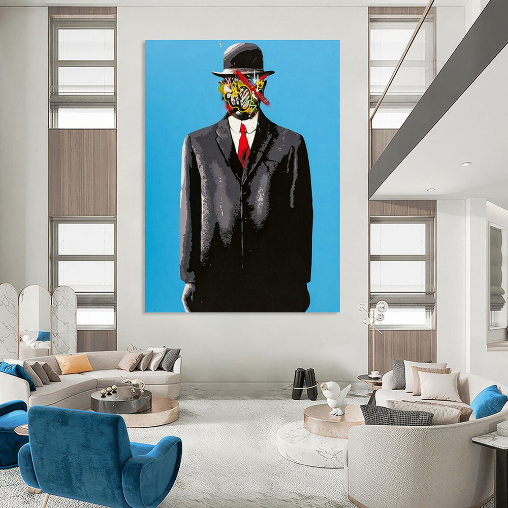 Mammoth Custom-Designed Handmade Abstract Painting for Office & Hallway DLZ2096