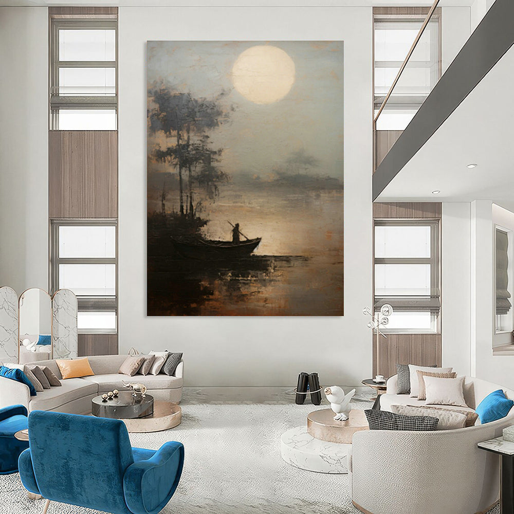 Oversized Abstract Murals for Office Conference Room Whiteboards & Bedroom Vanity Mirrors DLZ0851