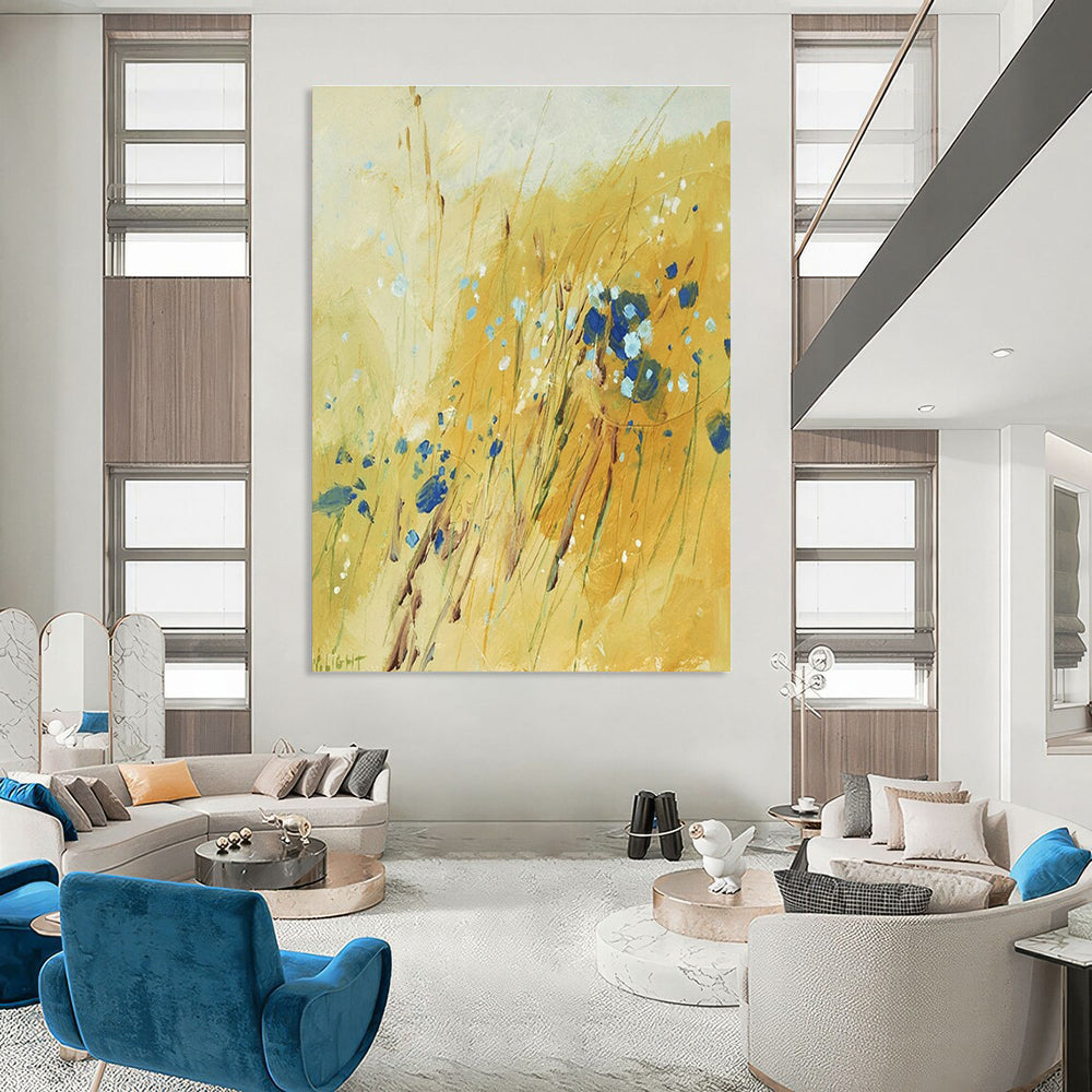 Customizable Handmade Abstract Wall Art for Dining Room and Cottage Bedroom DLZ1578