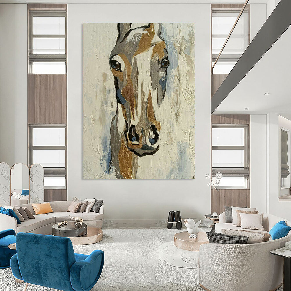 Gigantic Bespoke Handmade Abstract Painting for Cottage & Living Room DLZ2103