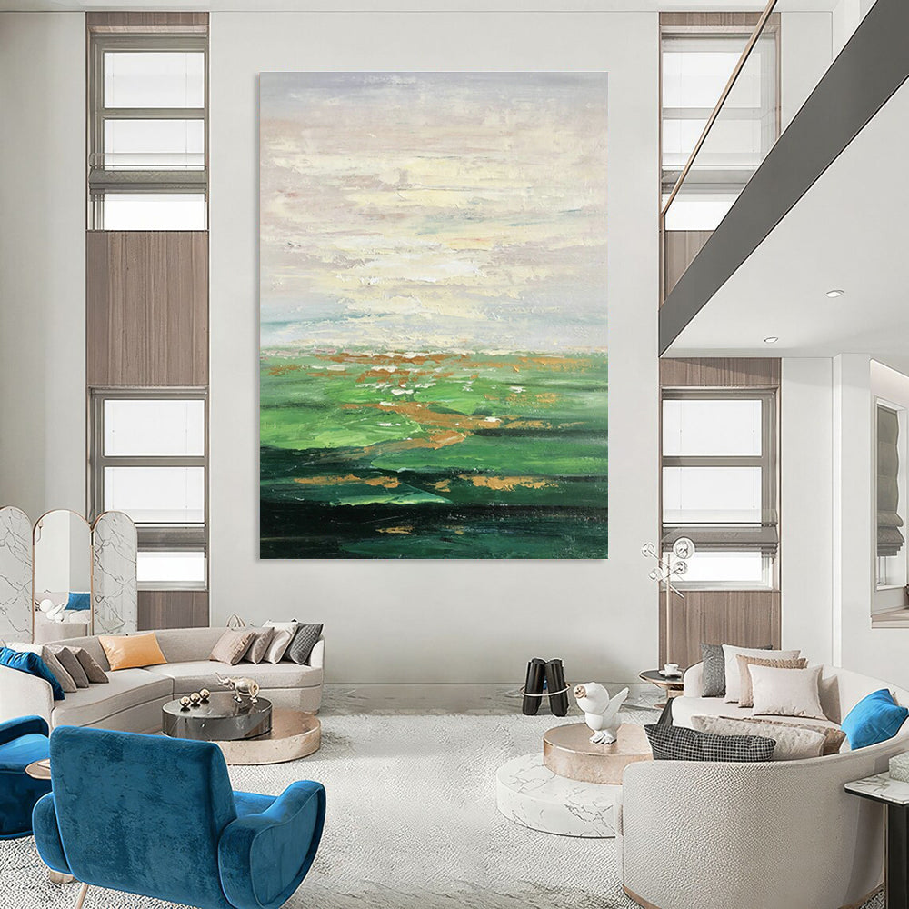 Hand - Painted Oversized Abstract Creation for Hallway & Living Room DLZ1348