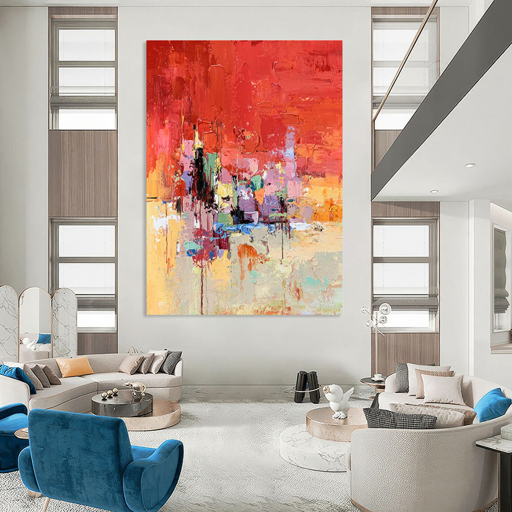 Stupendous, Scent - Infused Custom Abstract Paintings for Living Room Sensation DLZ0466