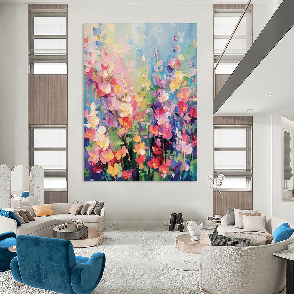 Handmade Abstract Wall Art for Bedroom and Cottage Entryway DLZ1559