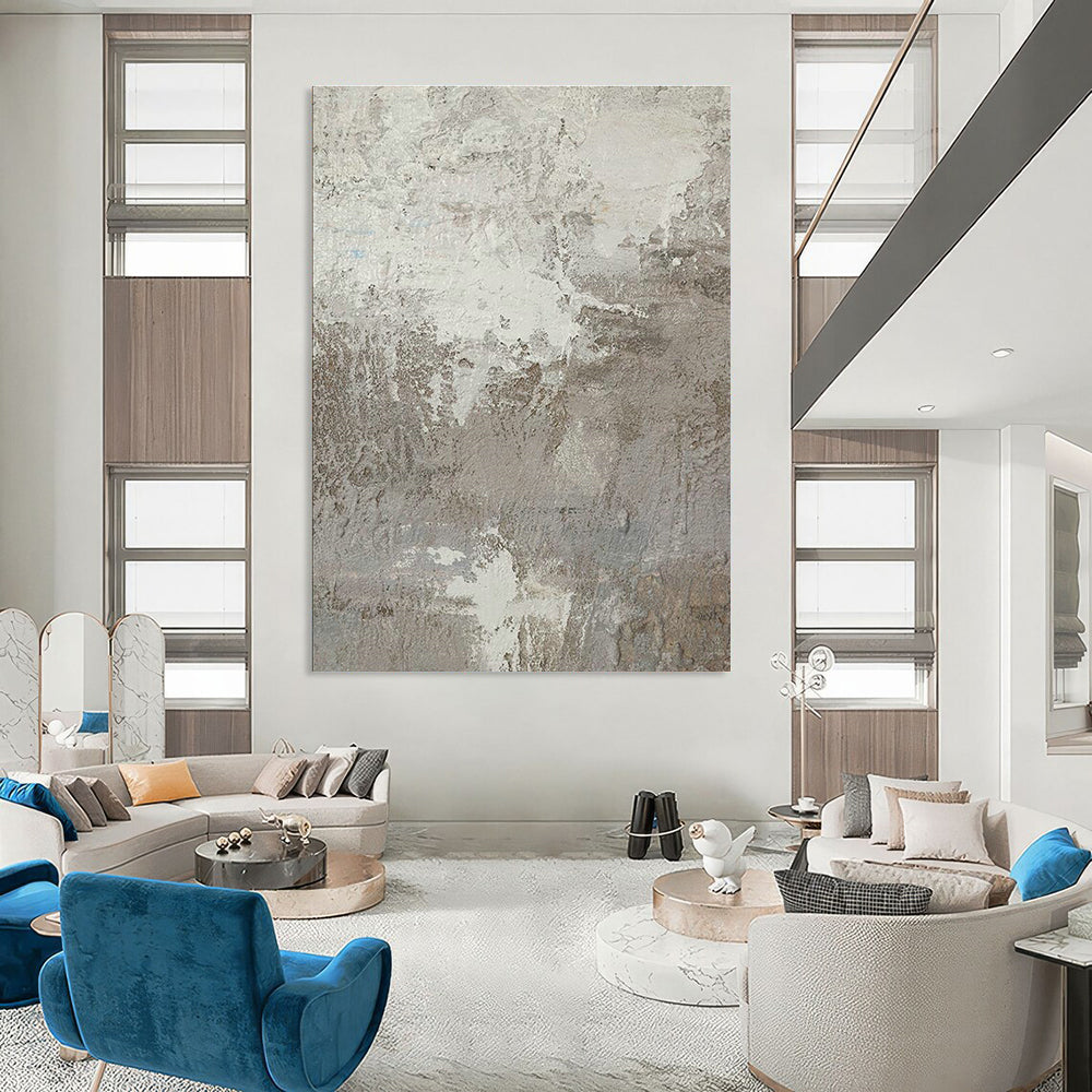 Enormous Dimension Custom-Tailored Hand Painted Abstract Art for Hallway & Entryway DLZ2200
