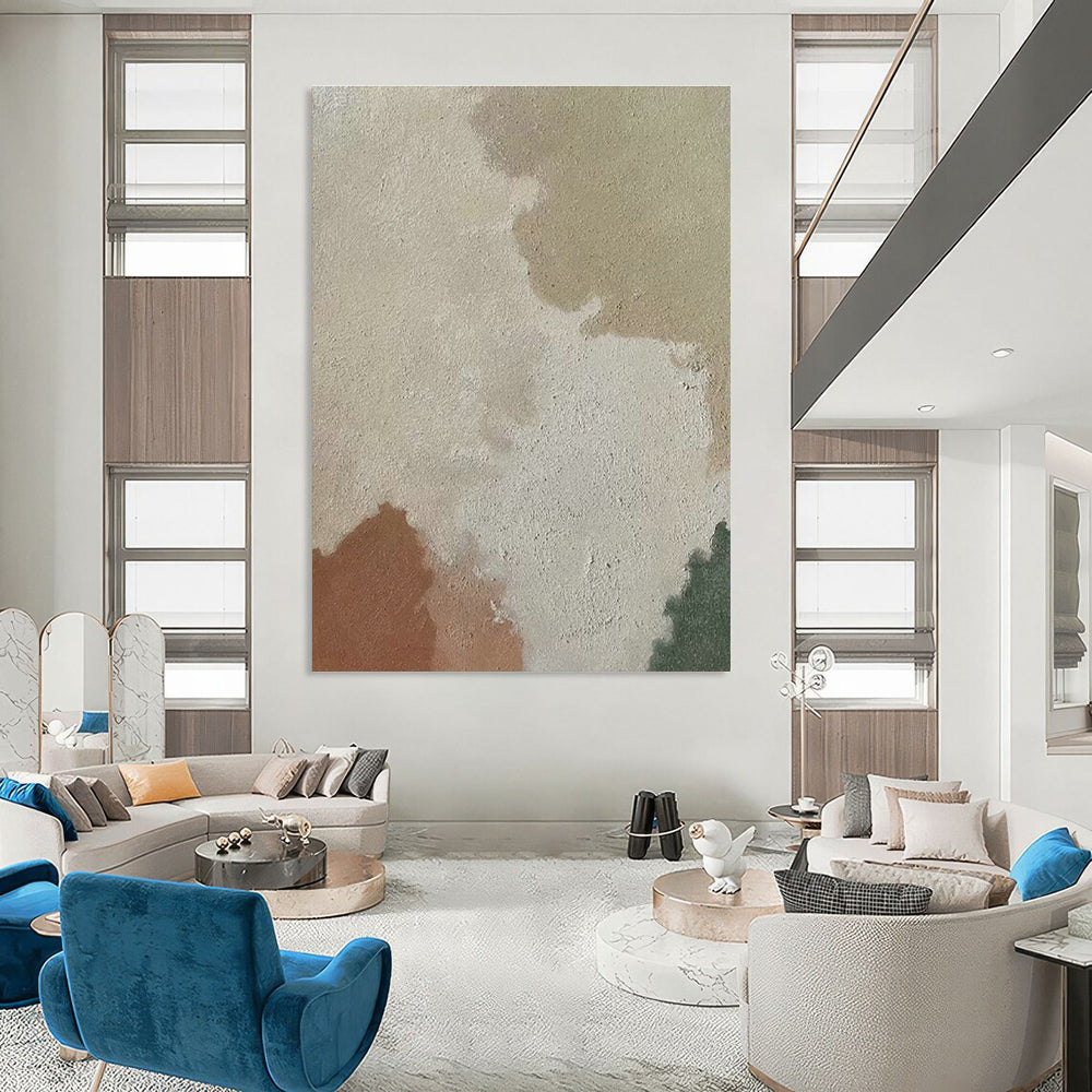 Custom - Designed Hand - Painted Abstract Art for Cottage Bedroom Balconies & Office Lounges DLZ0588