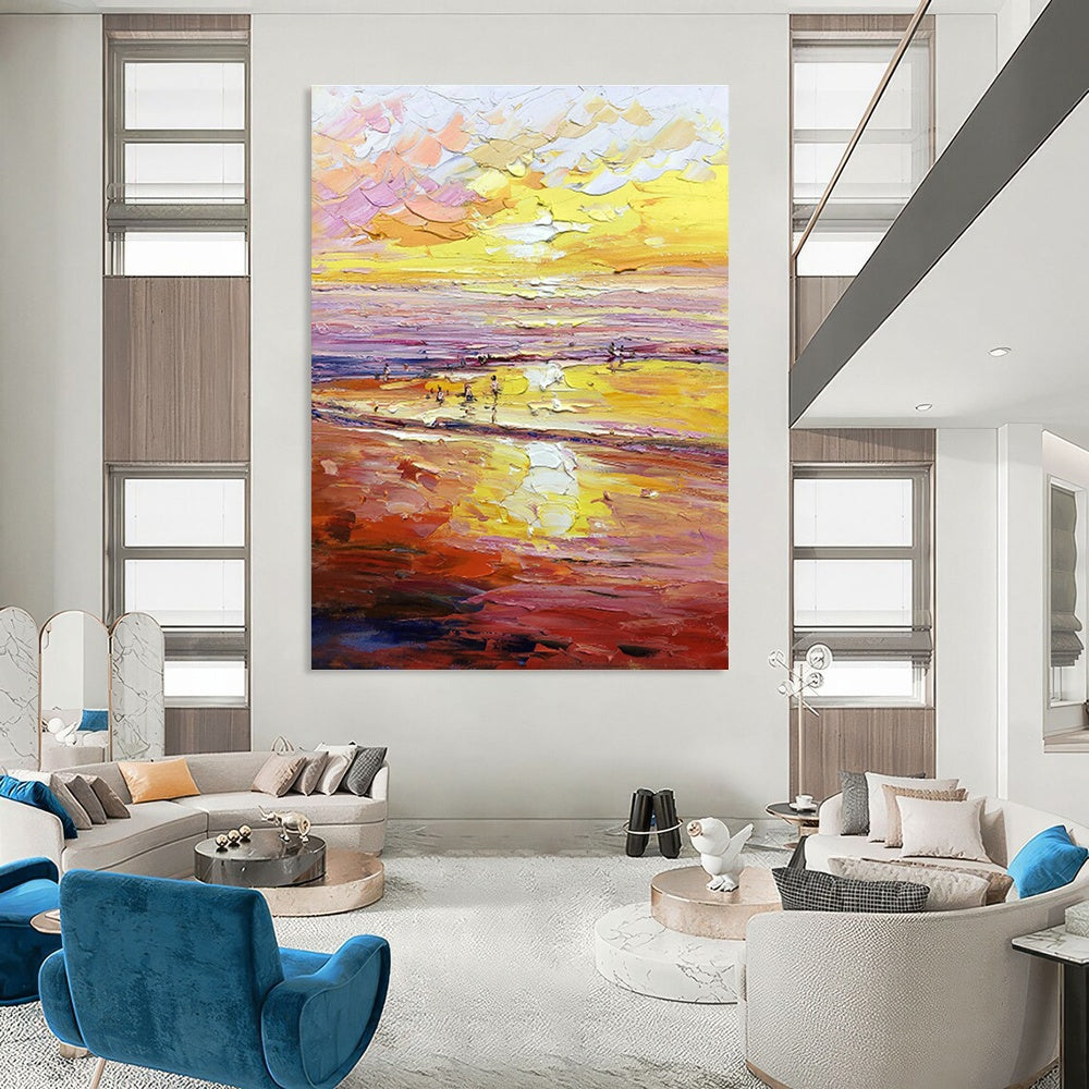 Oversized Custom Abstract Art for Hallway & Bedroom DLZ1313