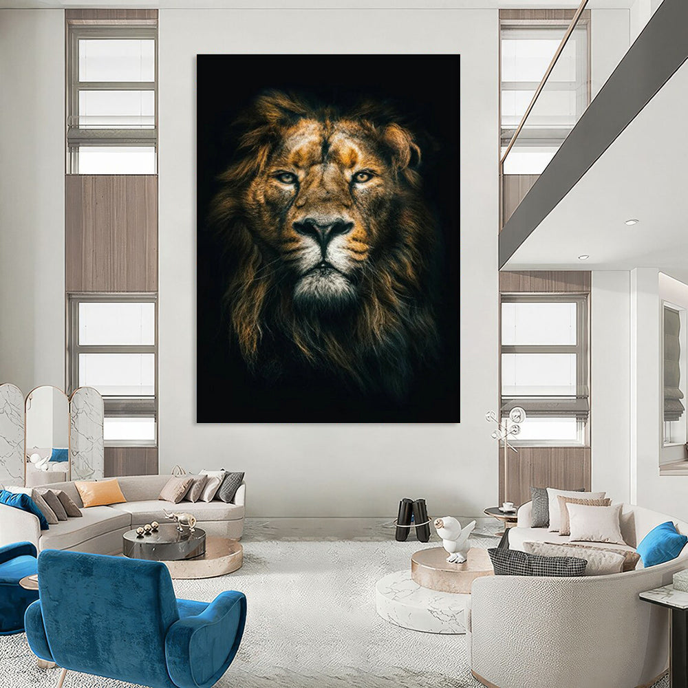 Oversized Custom Hand-Painted Abstract Art for Cottage Living Room & Office DLZ2318