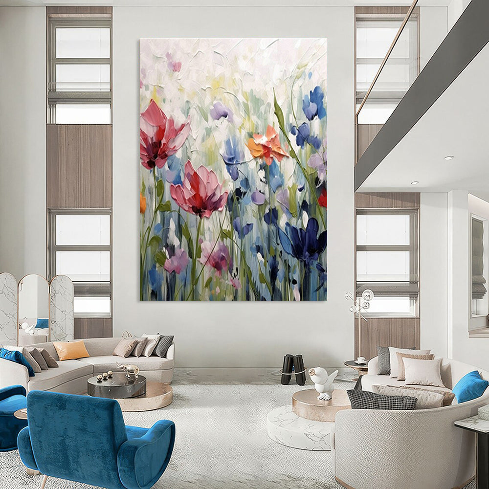 Handmade Abstract Wall Art for Cottage Office and Dining Room DLZ1569
