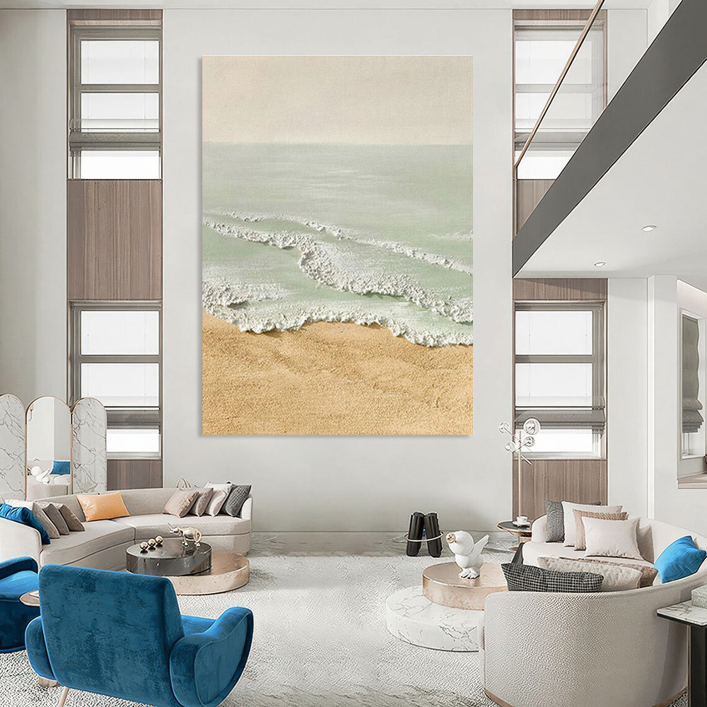 Colossal Custom-Designed Handmade Abstract Wall Art for Cottages & Living Room DLZ2189