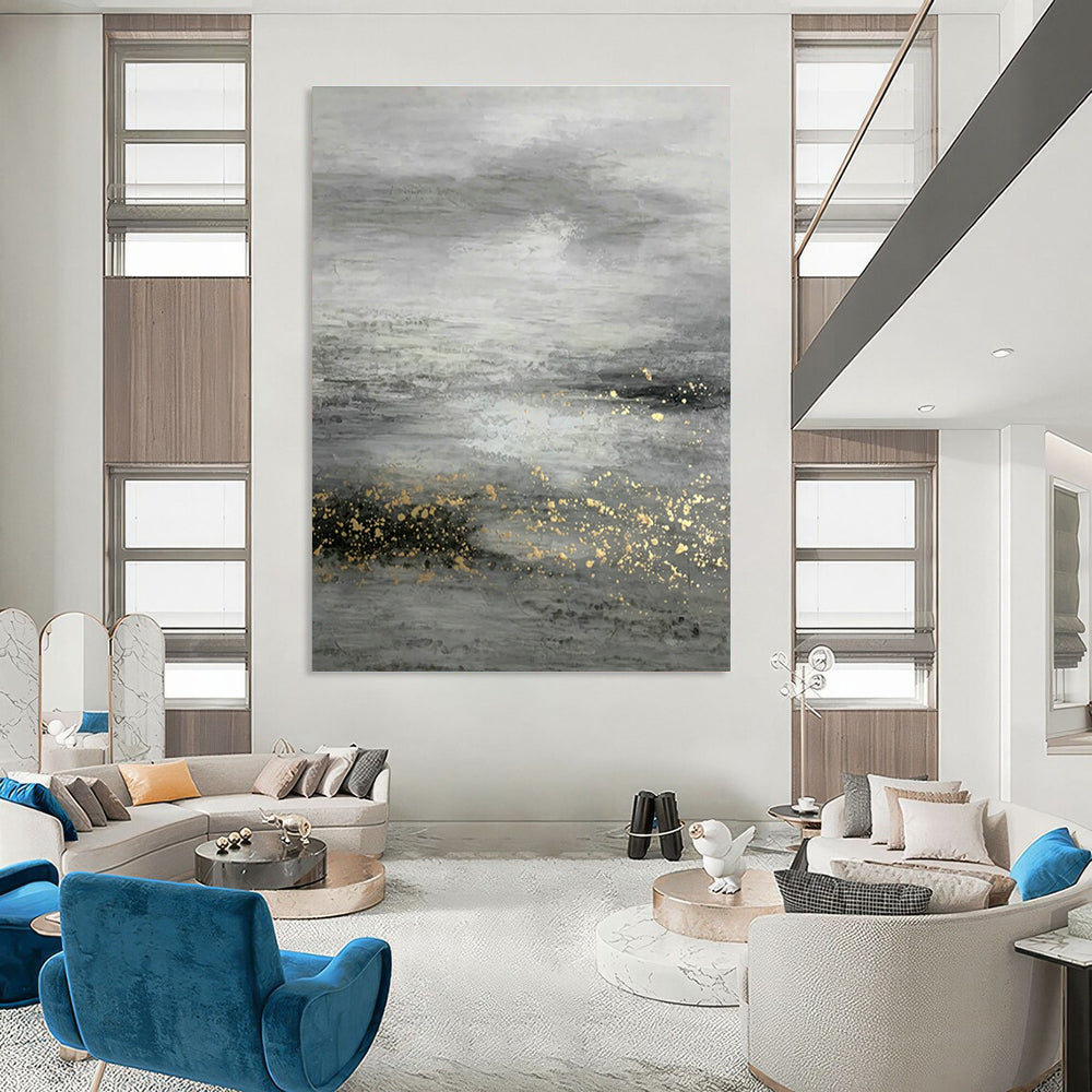 Massive Custom Abstract Canvases for Entryway and Cottage Dining Room DLZ0534