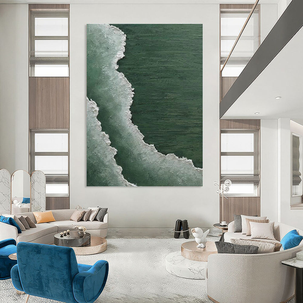 Ginormous Proportioned Custom-Built Handmade Abstract Canvas for Cottages & Bedroom DLZ2201
