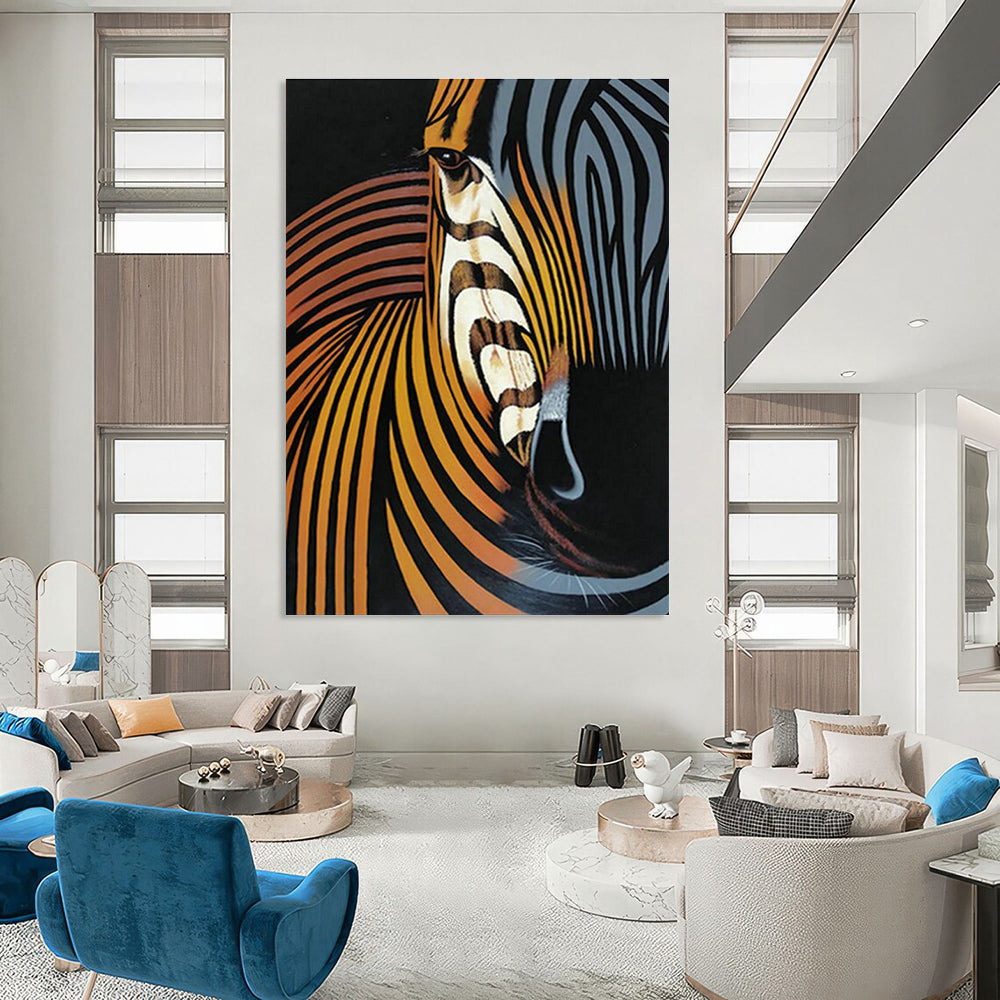 Oversized Custom - Created Hand Painted Abstract Wall Decor for Living Room and Bedroom DLZ2147