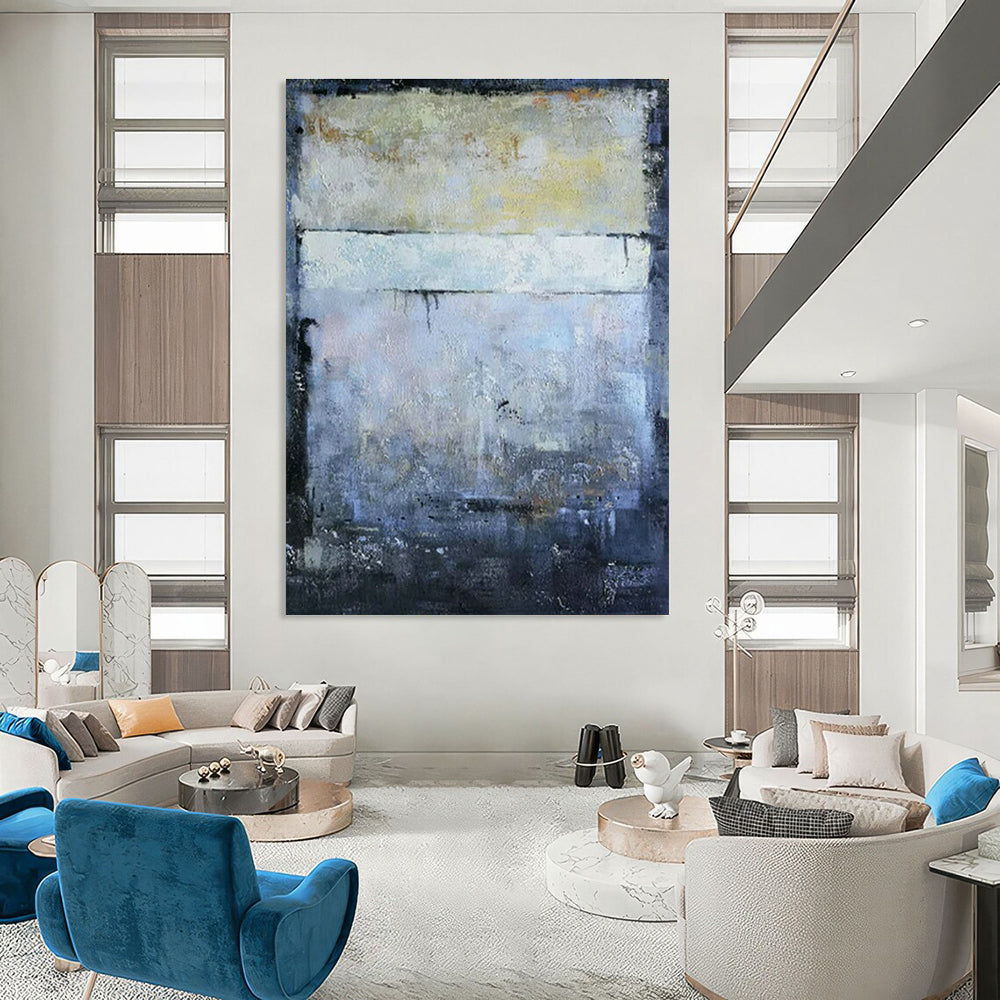 Handmade Abstract Wall Art for Cottage Office Computer Cables Management Wall & Hallway Pet Leash Extender Wall DLZ1799