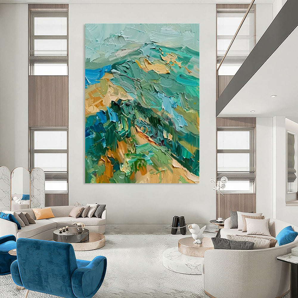 Gigantic - Depth Custom Abstract Paintings for Living Room Sophistication DLZ0439