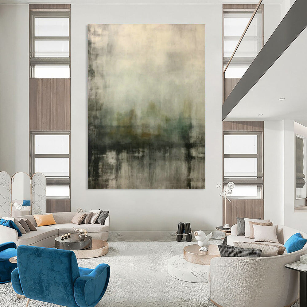 Custom Abstract Paintings for Cottage Office Breakout Areas & Bedroom Terraces DLZ0841