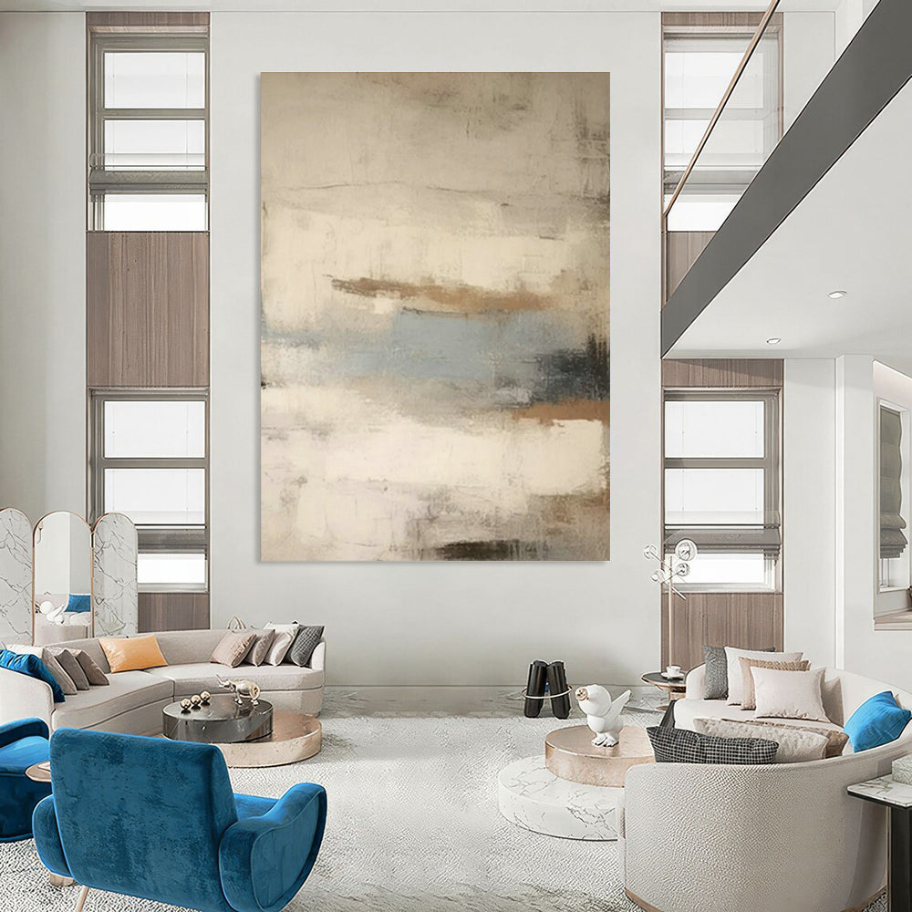 Original Handmade Abstract Canvas for Bedroom and Cottage Hallway DLZ1575