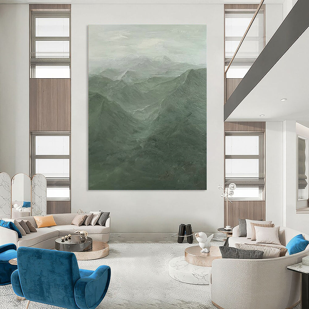Stupendous Size Custom-Sculpted Handmade Abstract Canvas for Entryway & Cottage DLZ2197