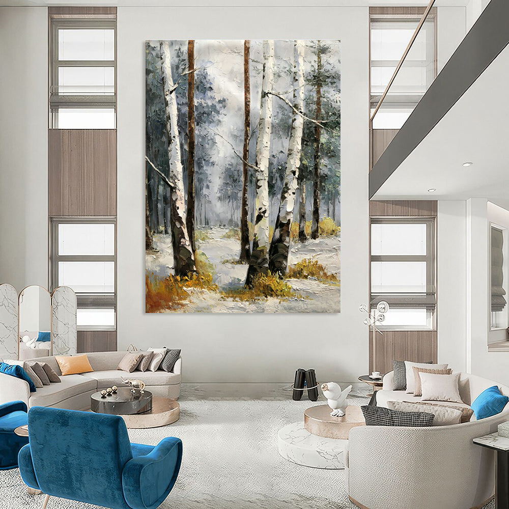 Hand-Painted Oversized Abstract Painting for Office & Hallway DLZ1283