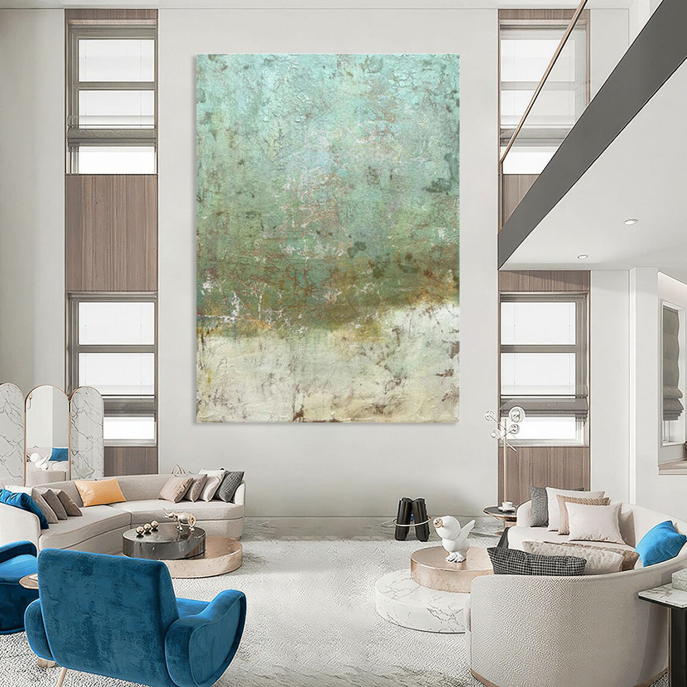 Tremendous Proportion Custom-Sculpted Hand Painted Abstract Wall Art for Entryway & Cottage DLZ2212