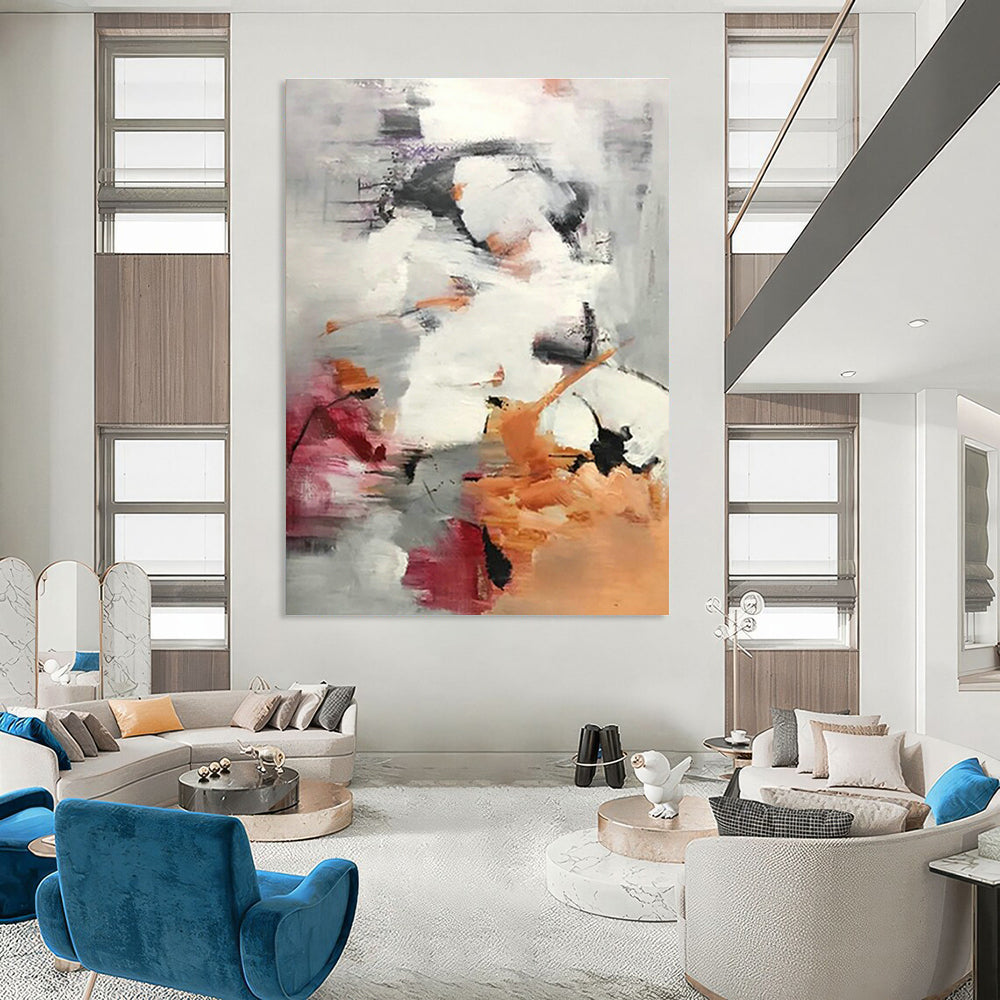 Roomy, Biodegradable Custom Hand - Painted Abstracts for Cottage Eco - Friendliness DLZ0478