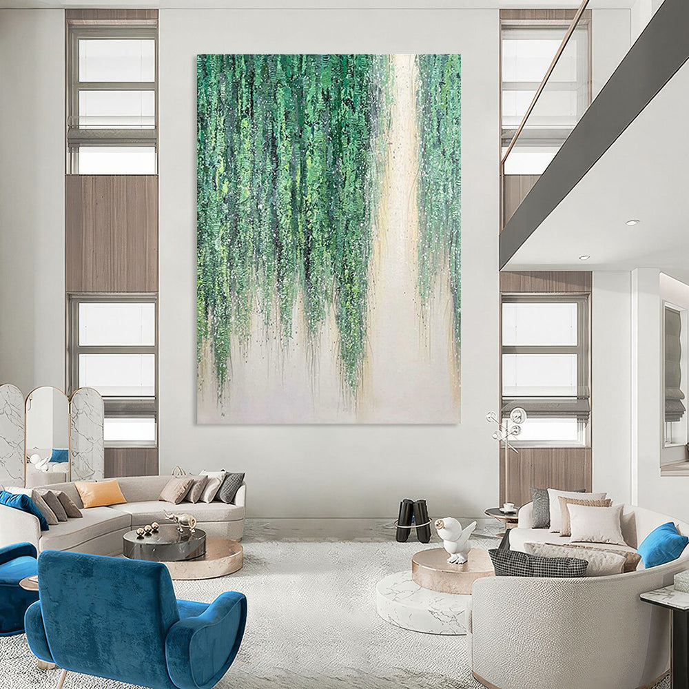 Humongous Extent Custom-Designed Handmade Abstract Canvas for Living Room & Office DLZ2206