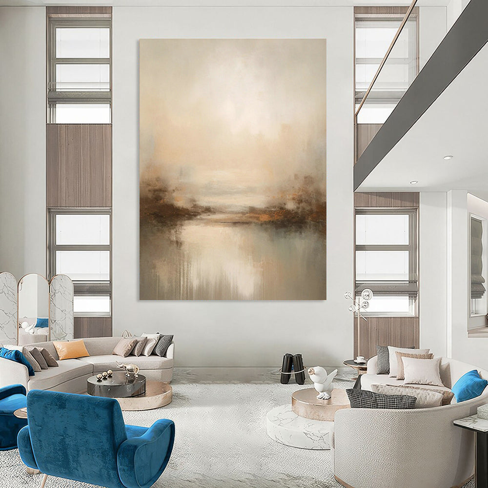 Gargantuan-Sized Tailored Abstract Painting for Living Room & Dining Room DLZ1259