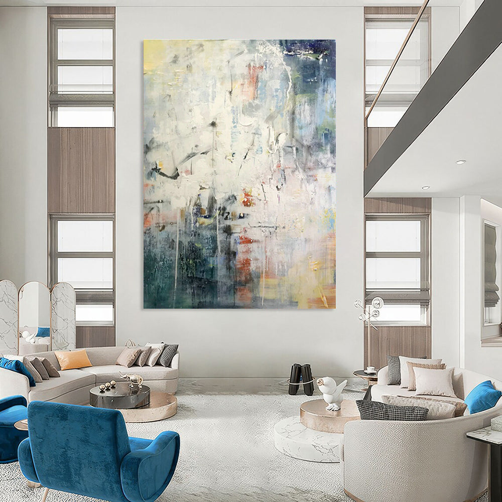 Expansive, Voice - Activated Custom Abstract Panels for Hallway Convenience DLZ0476