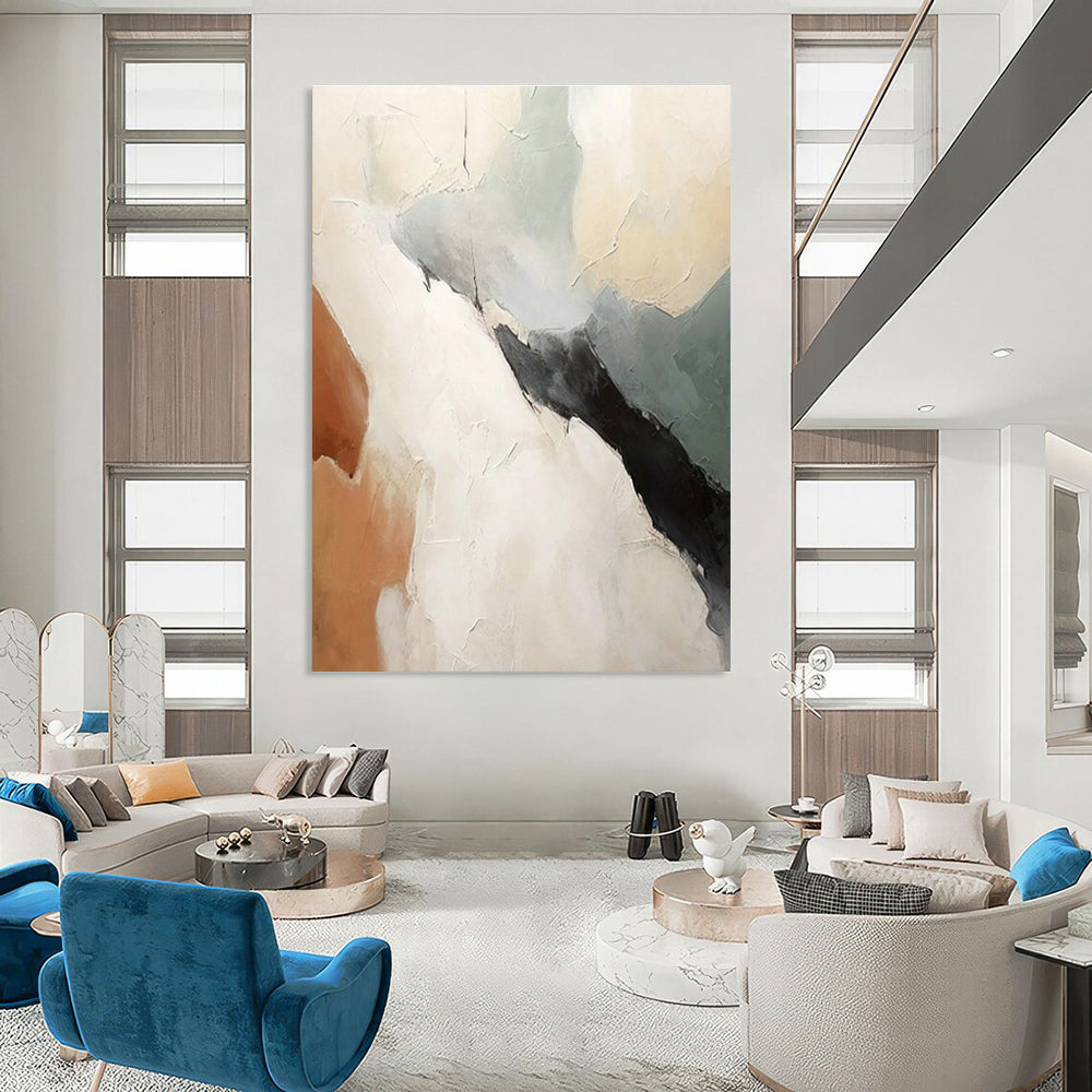Immense - Depth Custom Abstract Canvases for Bedroom Calm DLZ0438