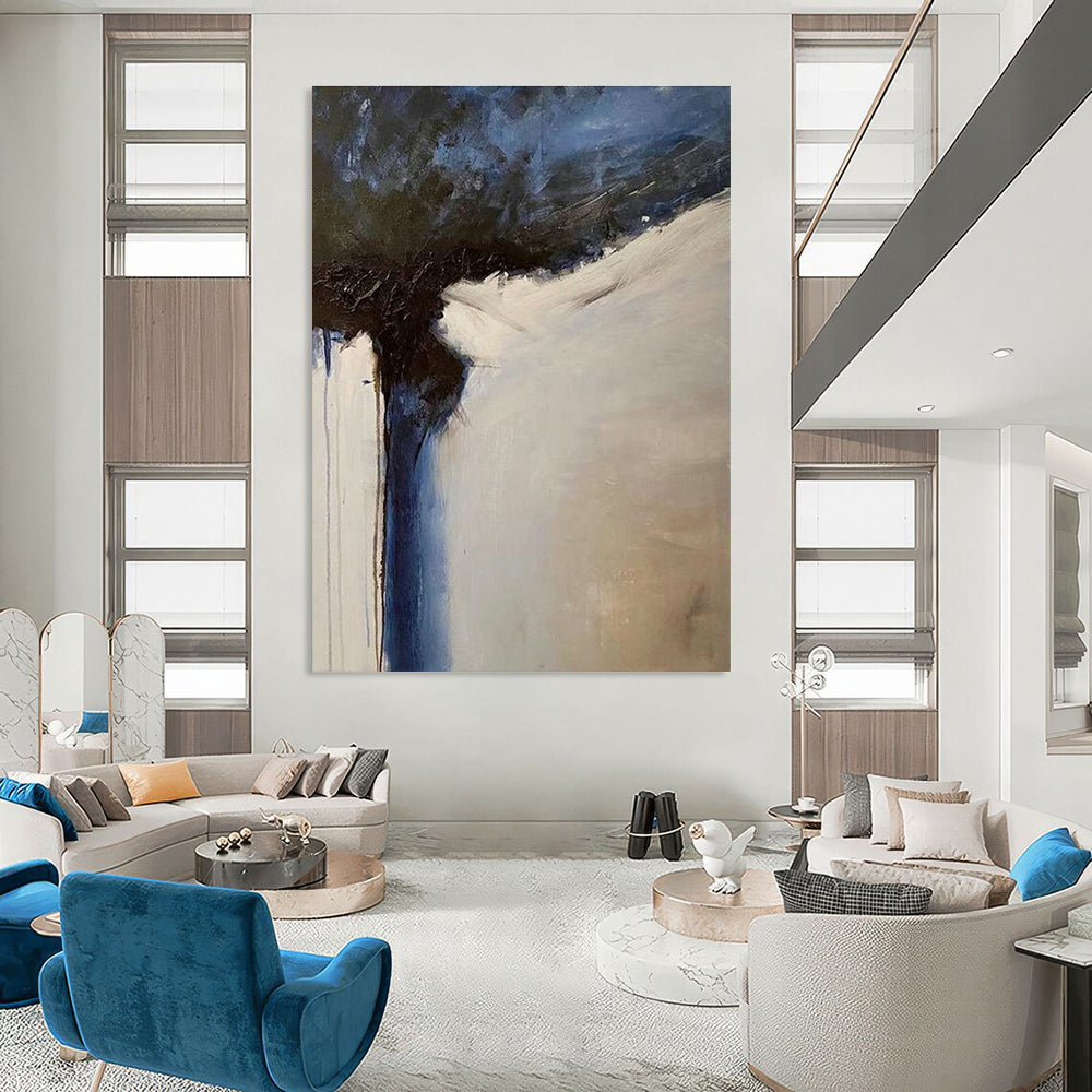 Humongous Scale Custom-Engineered Handmade Abstract Painting for Office & Dining Room DLZ2199
