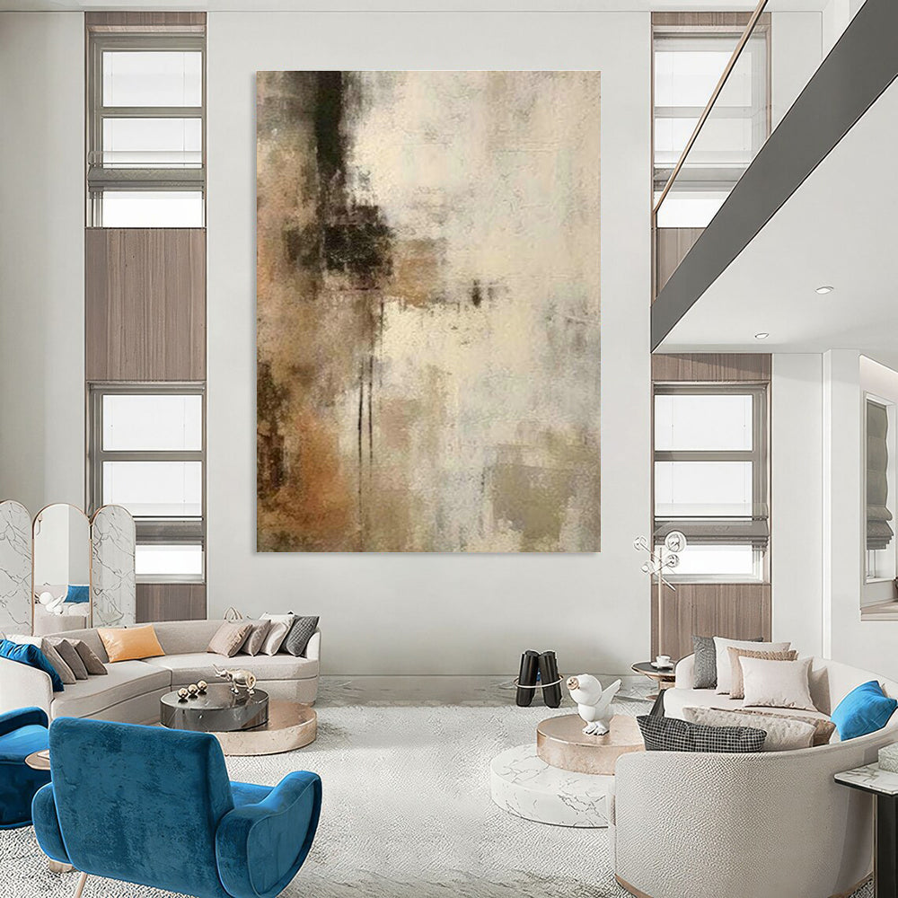 Massive Custom Hand - Painted Abstracts for Office Inspiration DLZ0383