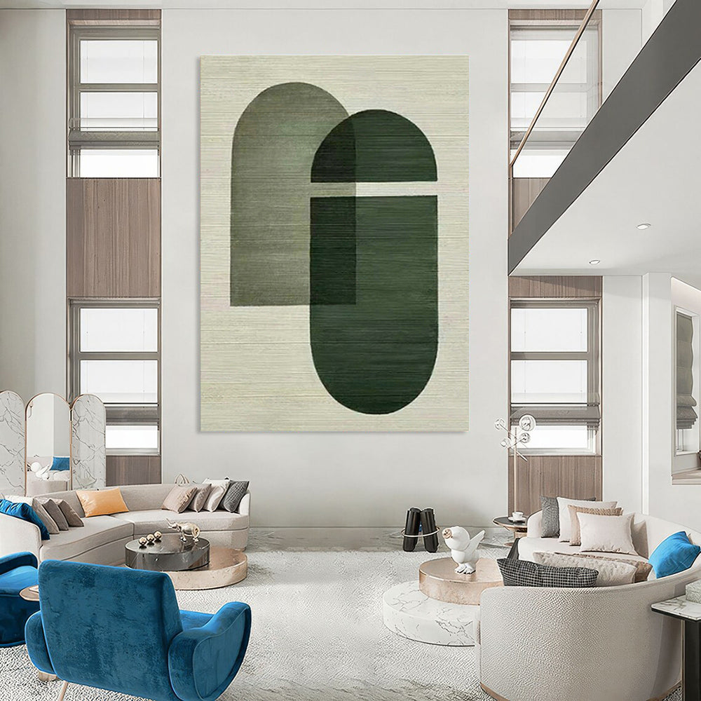 Hand-Painted Abstract Wall Art for Bedroom and Living Room DLZ1435