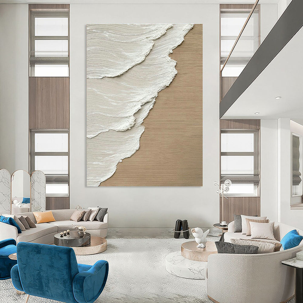 Humongous Tailored Handmade Abstract Painting for Bedroom & Dining Room DLZ2176