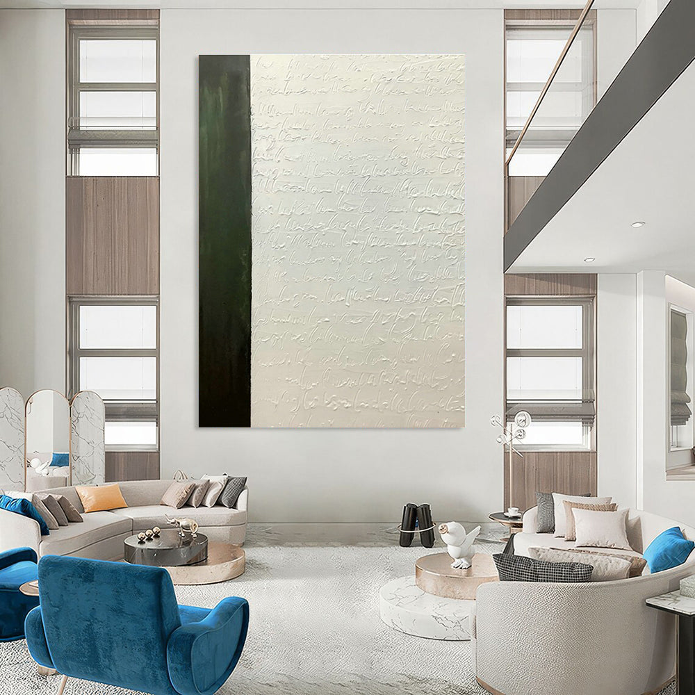 Oversized Custom Abstract Painting for Bedroom & Hallway DLZ1188
