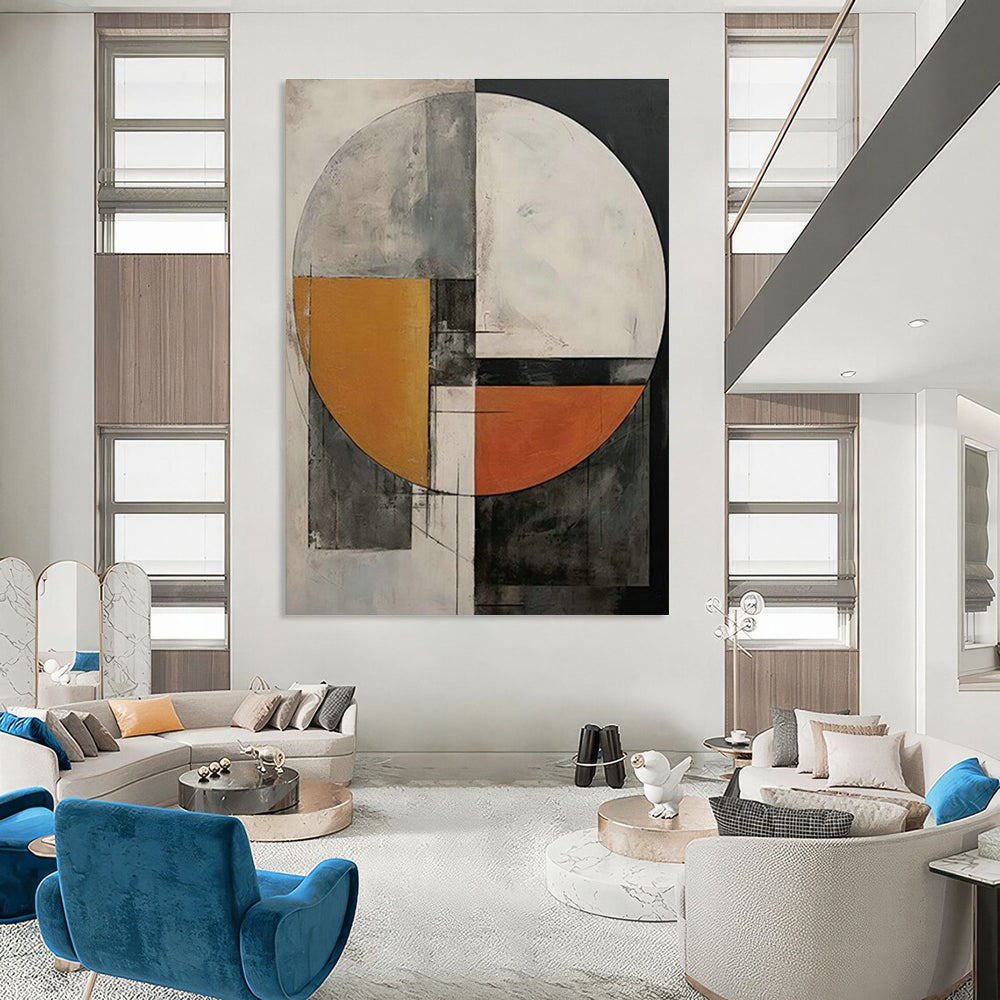 Customization of Large - sized Hand - Painted Abstract Paintings for Bedroom, Enjoy an Artistic Life DLZ0378