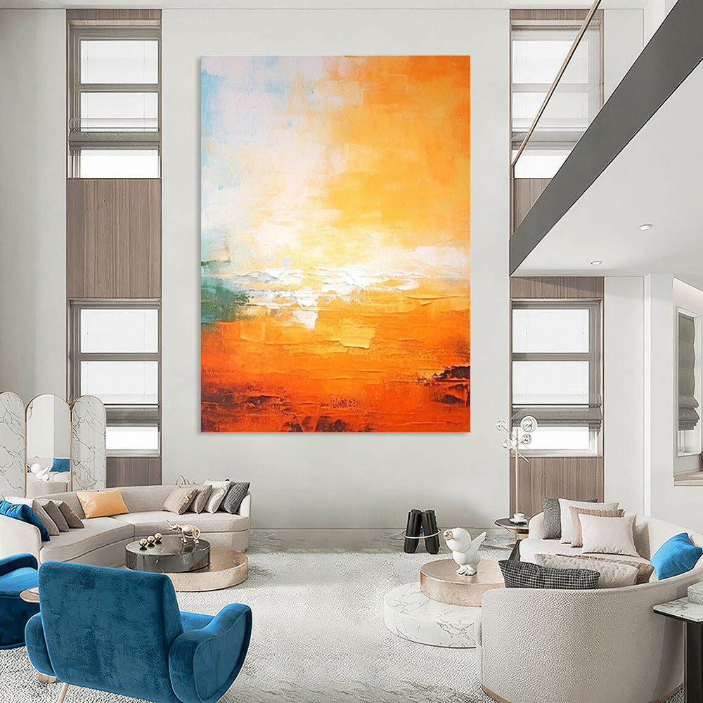 Titanic - Sized Hand - Painted Abstract Canvases for Bedroom Walk - in Closets & Office Utility Rooms DLZ0741