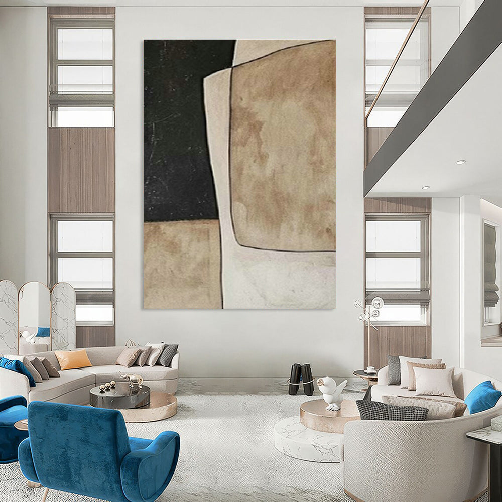 Large Customizable Handmade Abstract Wall Decor for Living Room Fireplace Screen Wall and Bedroom Canopy Bed Frame Wall DLZ1982