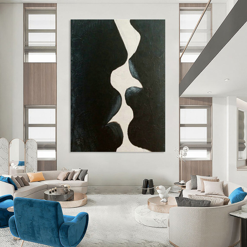 Immense Ultra - Custom Handmade Abstract Painting for Bedroom & Dining Room DLZ2114